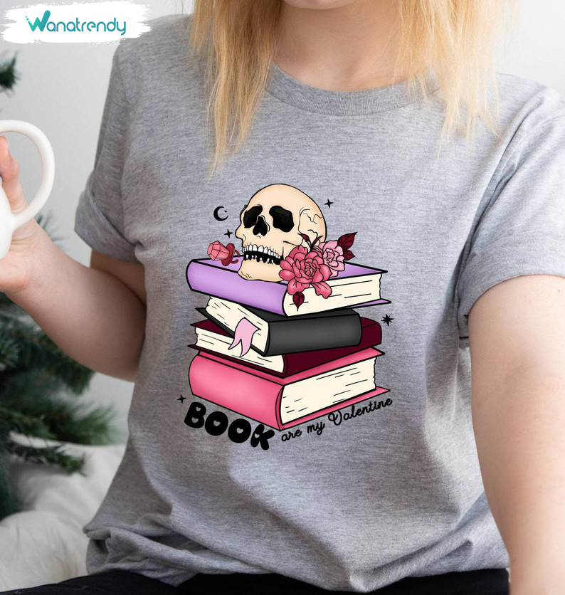 New Rare All Booked For Valentines Shirt, Retro Librarian Unisex Hoodie Crewneck