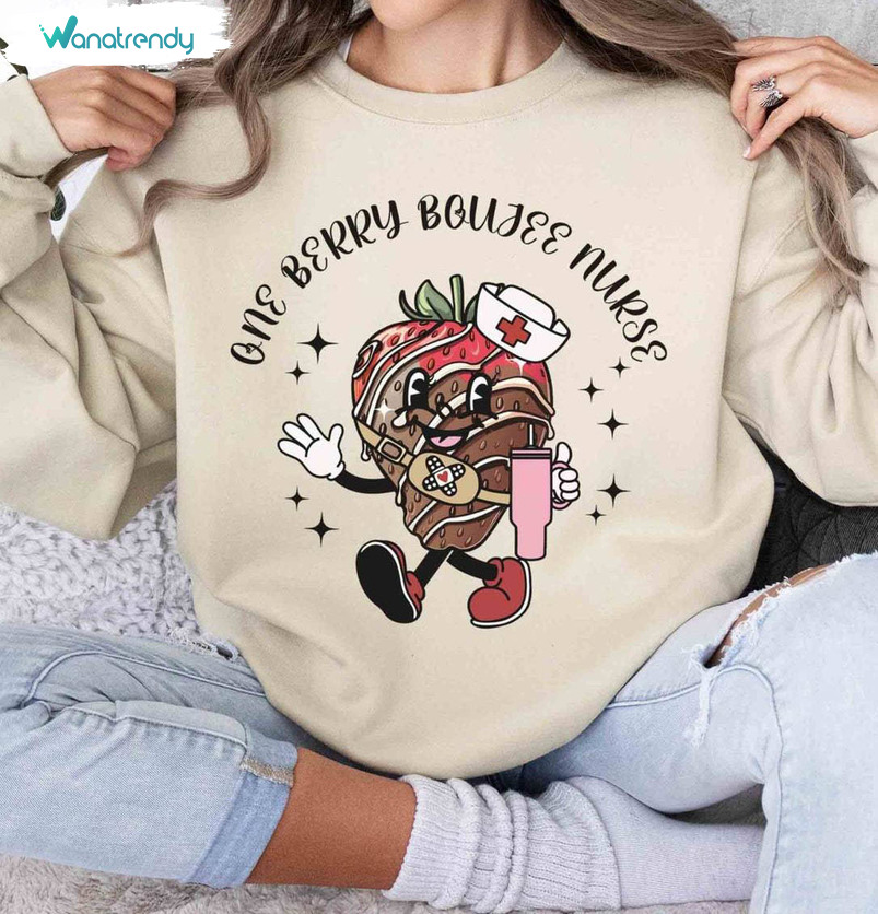 Groovy Berry Boujee Nurse Valentines Day T Shirt, So Berry Boujee Shirt Long Sleeve