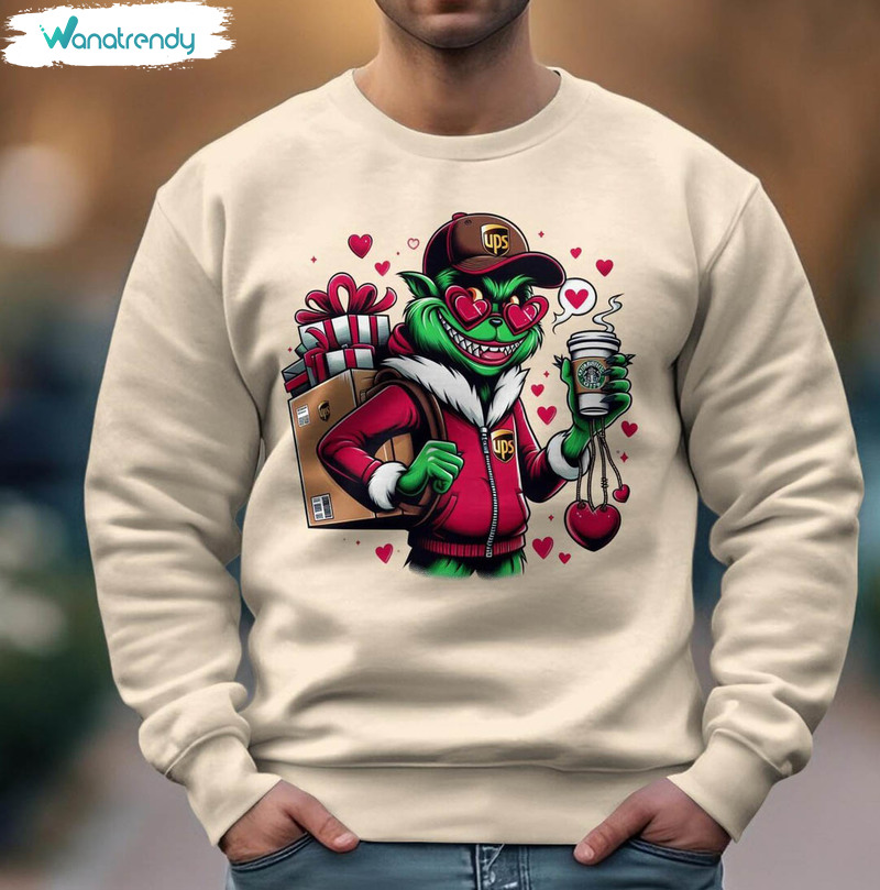 Love Delivered With A Wink Valentines Day T Shirt, Grinch's Valentine Shirt Hoodie