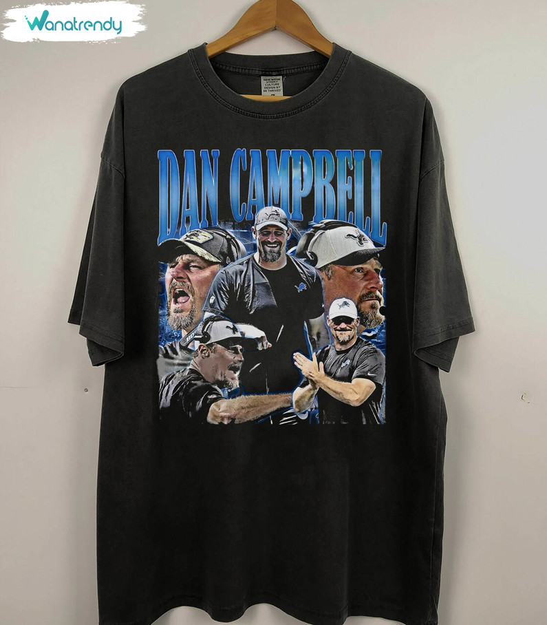 Dan Campbell Comfort Shirt, Must Have Football Unisex T Shirt Short Sleeve