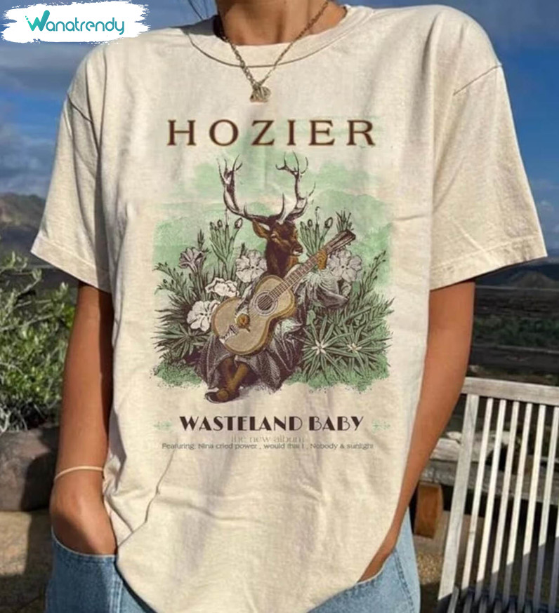 Hozier Wasteland Baby T Shirt, Modern Hozier Unreal Unearth Tour Shirt Crewneck