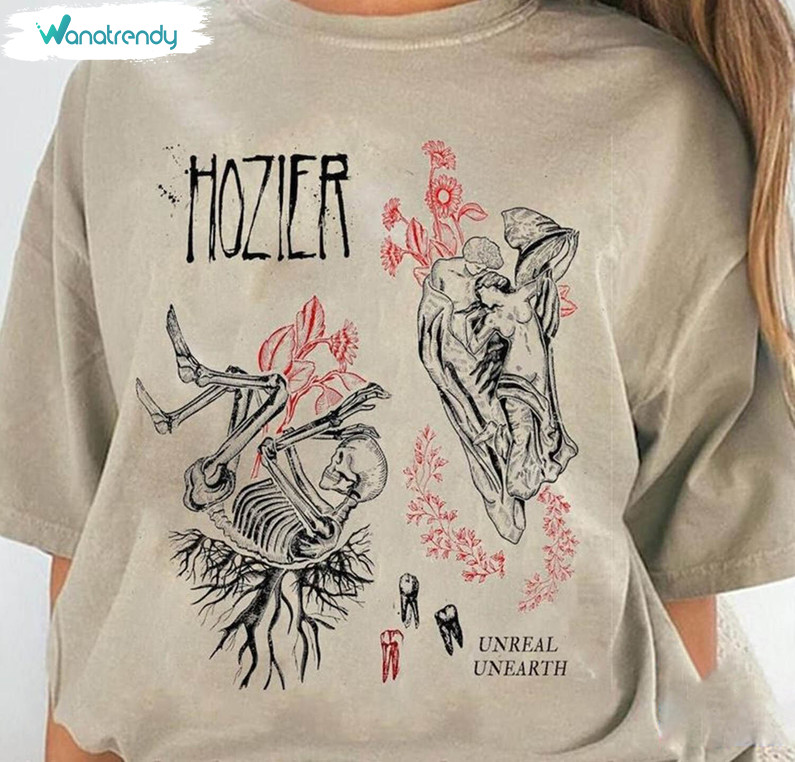 Cool Hozier Unreal Unearth Tour Shirt, No Grave Can Hold My Body Down T Shirt Hoodie