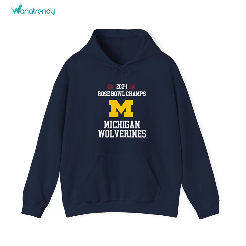 Must Have Michigan Wolverines Rose Bowl Shirt, Big Ten Champions Sweatshirt Sweater