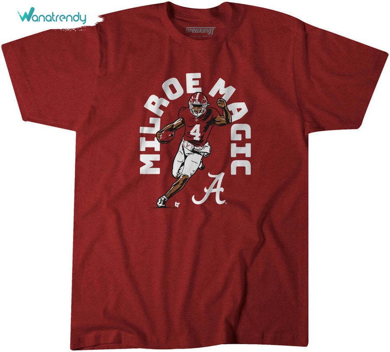 Limited Jalen Milroe Shirt, Unique Alabama Football Unisex Hoodie Long Sleeve