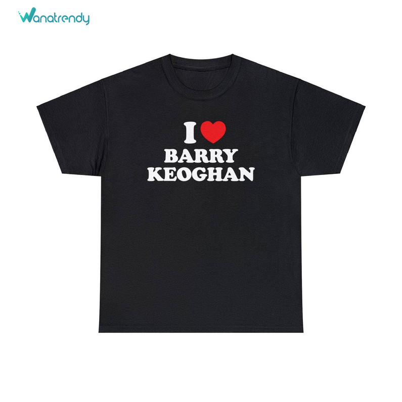 Limited Barry Keoghan Shirt, Creative I Heart Barry Keoghan Short Sleeve Crewneck