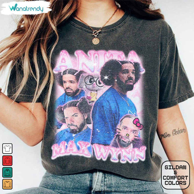 Comfort Anita Max Wynn Shirt, Trendy Long Sleeve Tee Tops Gift For Friends