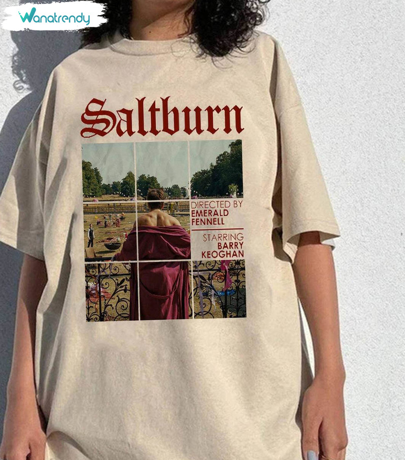 Comfort Saltburn Movie Shirt, Must Have Saltburn Poster Unisex Hoodie  Crewneck