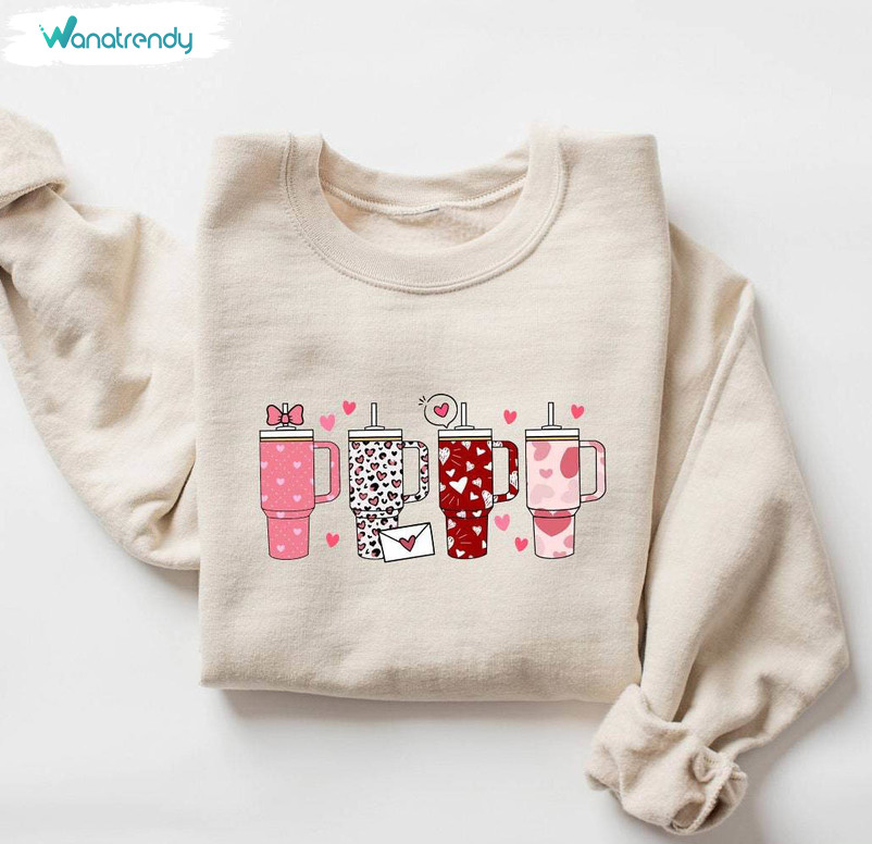 New Rare Obsessive Cup Disorder Valentine's Day Shirt, Cute Love Cup Long Sleeve Crewneck