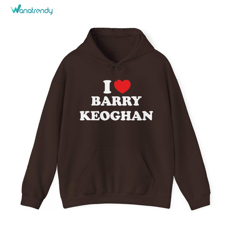 Must Have I Love Barry Keoghan Unisex Hoodie, Cute Barry Keoghan Shirt Short Sleeve
