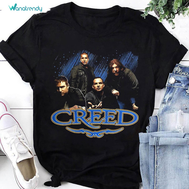 Limited Creed Band Shirt, Creative Rock Band Creed Long Sleeve Sweater