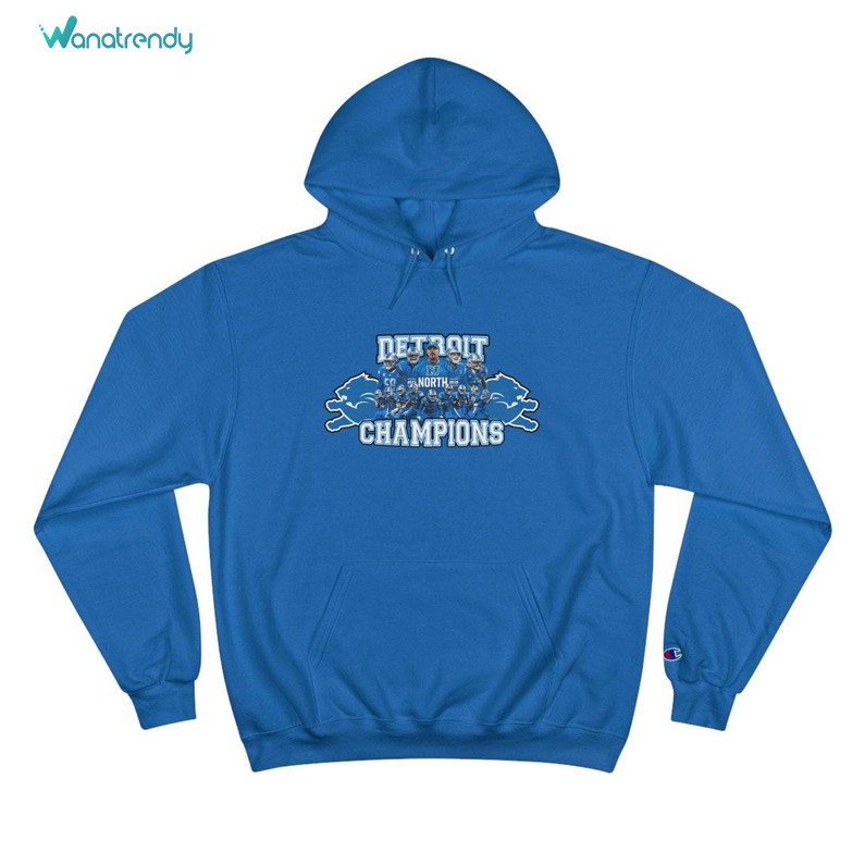 Limited Detroit Lions Creative Shirt, Division Football Champions Hoodie Short Sleeve