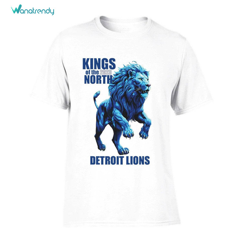 Groovy Lions 2023 King Of The North Sweatshirt , Detroit Lions Shirt Unisex Hoodie