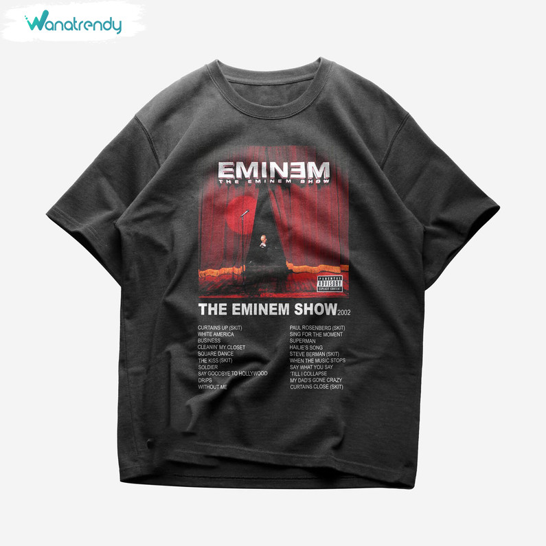 Limited Eminem Eminem Show Album T Shirt, The Eminem Show Shirt Sweater