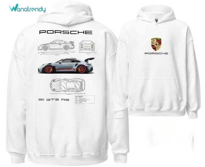 Porsche 911 Must Have T Shirt, Cool Sports Car Design Short Sleeve Tee Tops