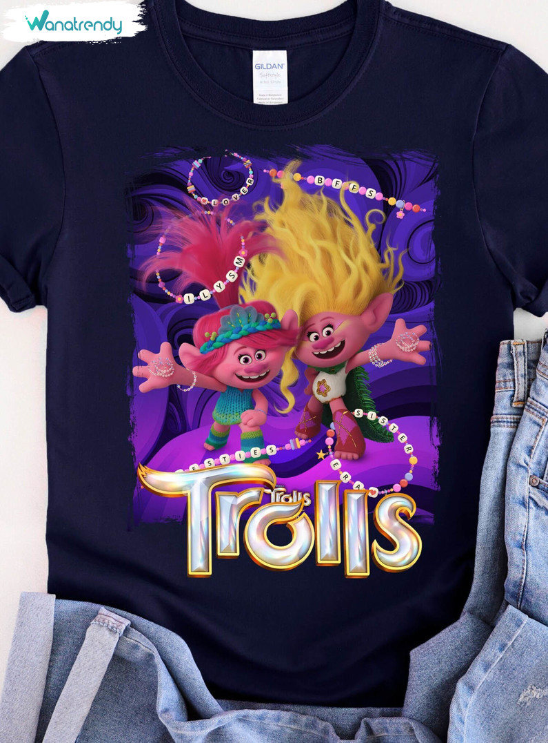 Vintage Trolls Band Together Shirt, Must Have Sister Crewneck Unisex Hoodie