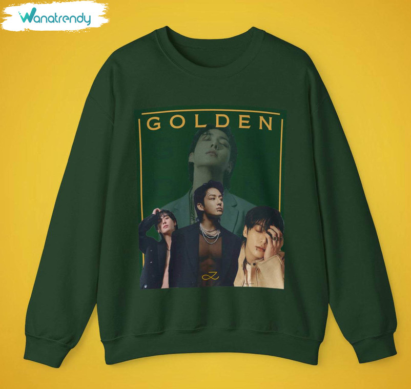 Unique Jungkook Golden Album Shirt, New Album Golden Jungkook Tank Top T Shirt