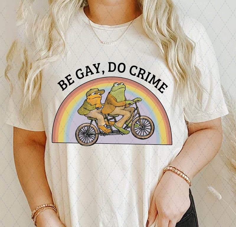 Be Gay Do Crime Frog Shirt