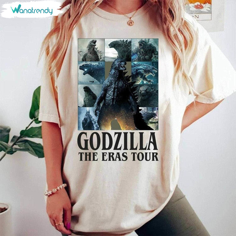 Comfort Godzilla The Eras Tour T Shirt , Godzilla Minus One Shirt Unisex Hoodie