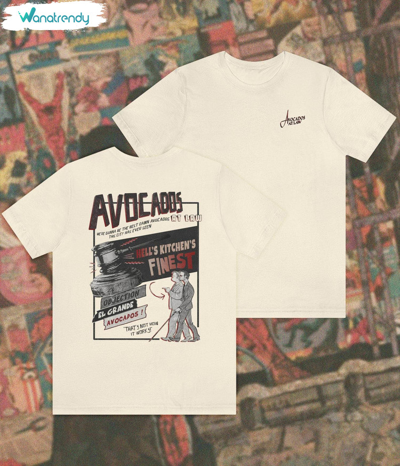 Trendy Avocados At Law Daredevil Matt Murdock T Shirt , Daredevil Shirt Sweater