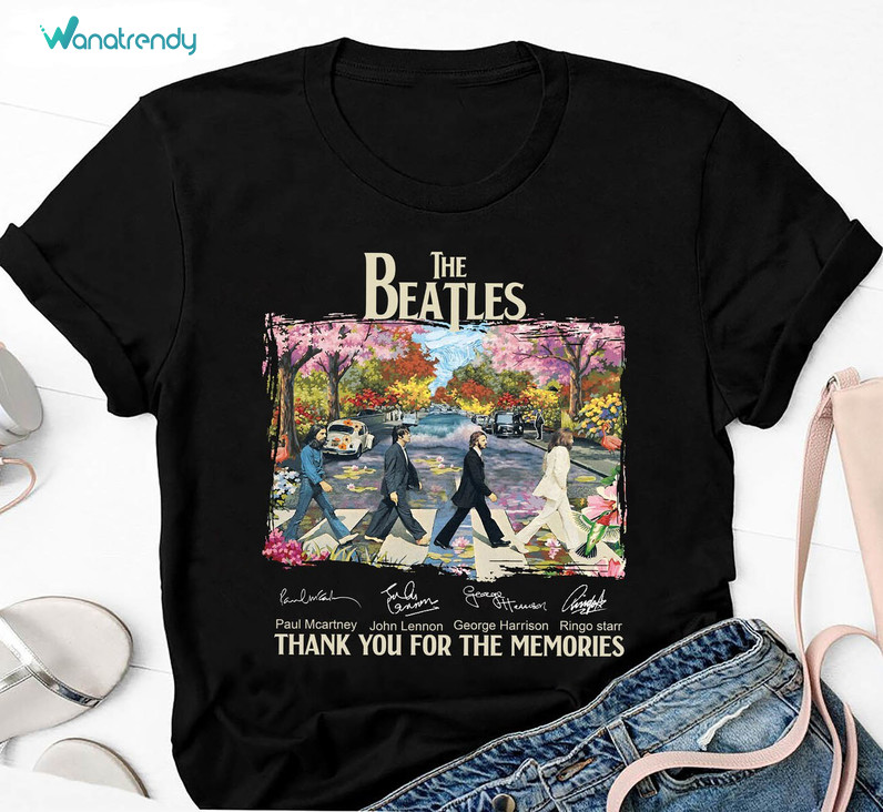 Abbey Road The Beatles Anniversary T Shirt , Vintage Beatles Shirt Shirt Hoodie
