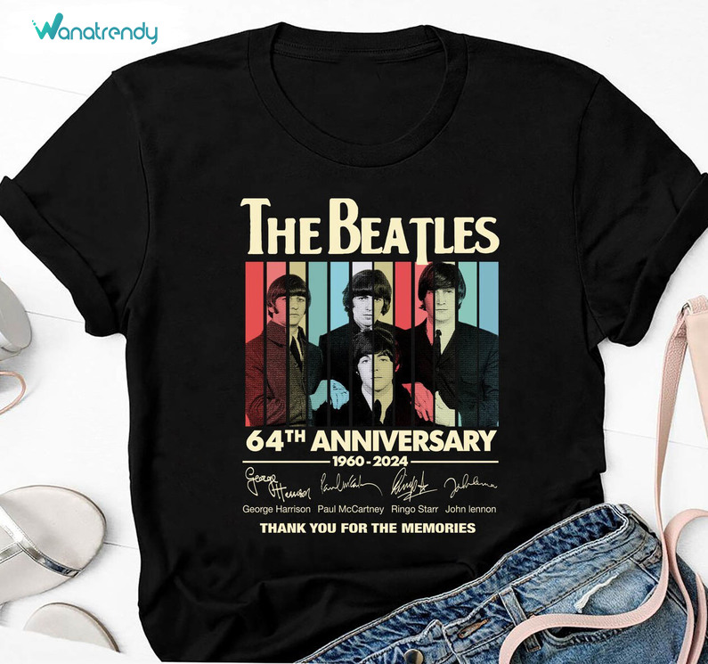 The Beatles 64 Years Anniversary Sweatshirt , Beatles Retro Shirt Hoodie
