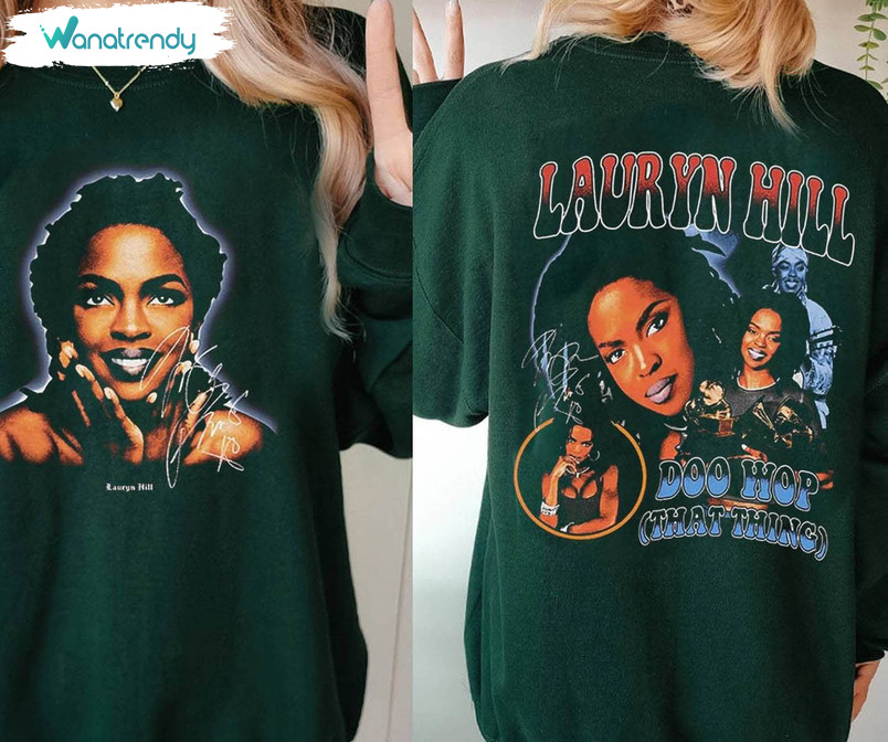 Vintage Lauryn Noelle Hill Homage T Shirt , Must Have Lauryn Hill Shirt Long Sleeve