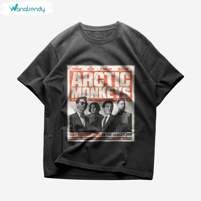 New Rare Arctic Monkeys Tour Shirt, Groovy Alternative Rock Crewneck Sweatshirt