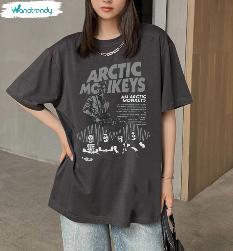 Cool Design Arctic Monkeys Tour Shirt, North American Tour Unisex Hoodie Crewneck