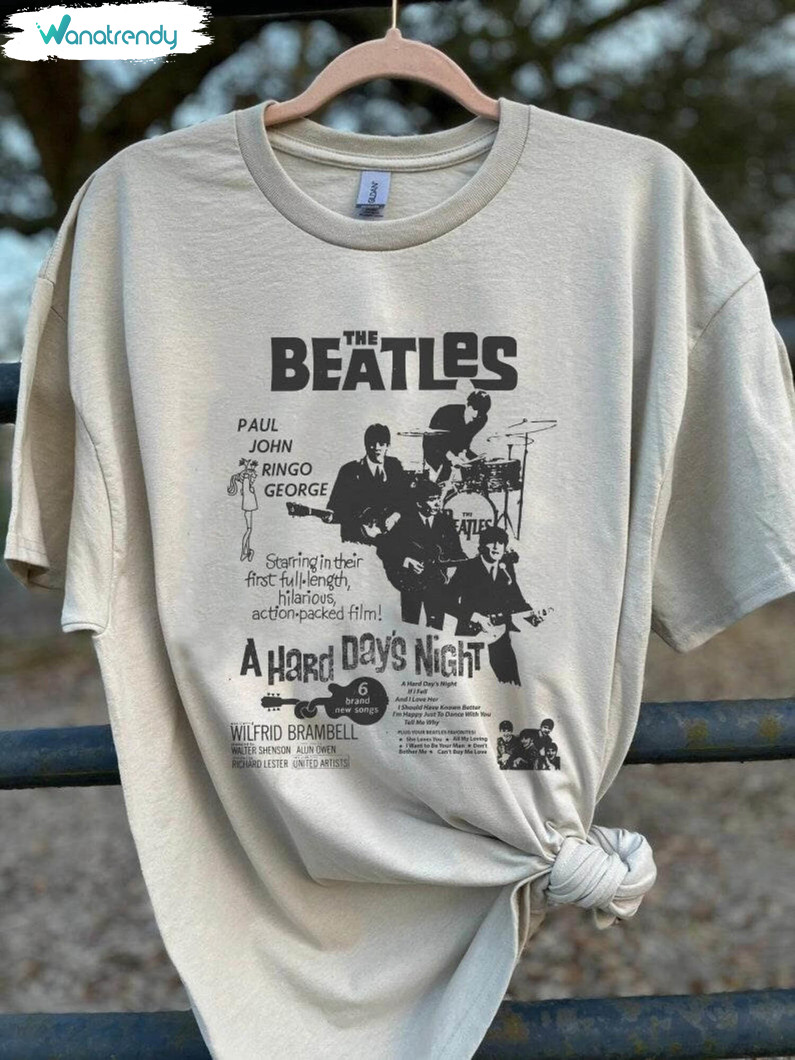 Groovy Beatles Shirt, Vintage The Beatle T Shirt Unisex Hoodie