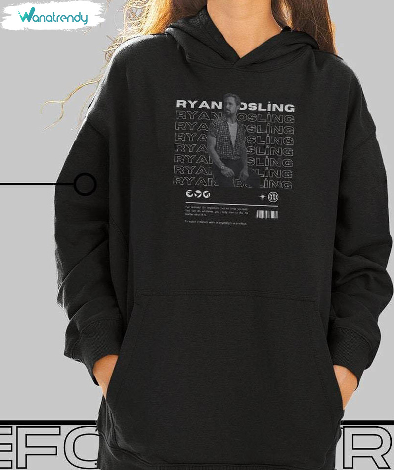 Limited Ryan Gosling Shirt, Trendy Short Sleeve Crewneck Gift For Women And Men