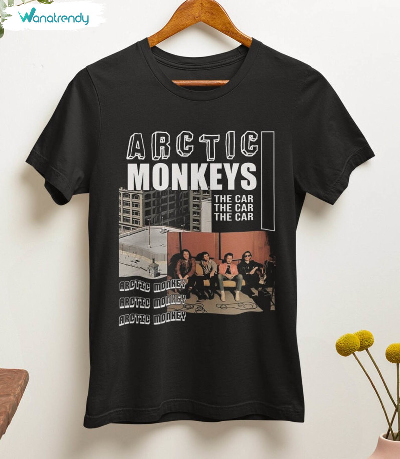 Vintage Arctic Monkeys Tour Shirt, Must Have Rock Music Unisex Hoodie Short Sleeve