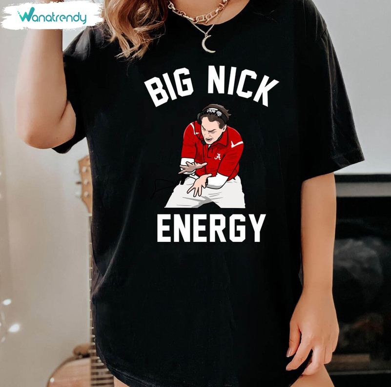 Retro Nick Saban Shirt, Cute Saban Alabama Football Short Sleeve Long Sleeve