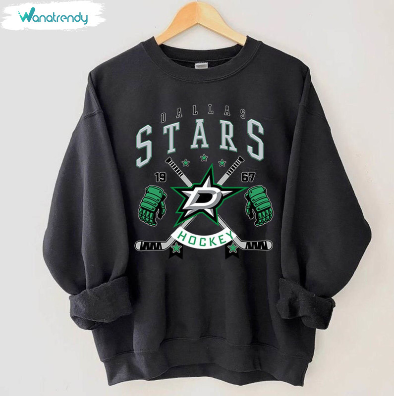 Dallas Stars Comfort Shirt, Fantastic Hockey Sweatshirt Long Sleeve