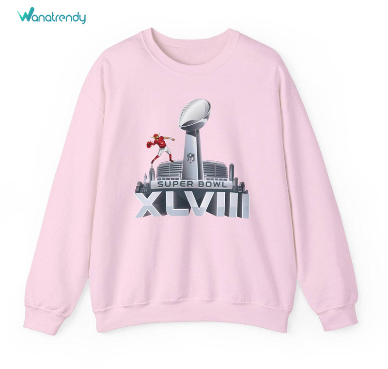 Limited Super Bowl 2024 Shirt, Awesome American Football Sweater Short Sleeve