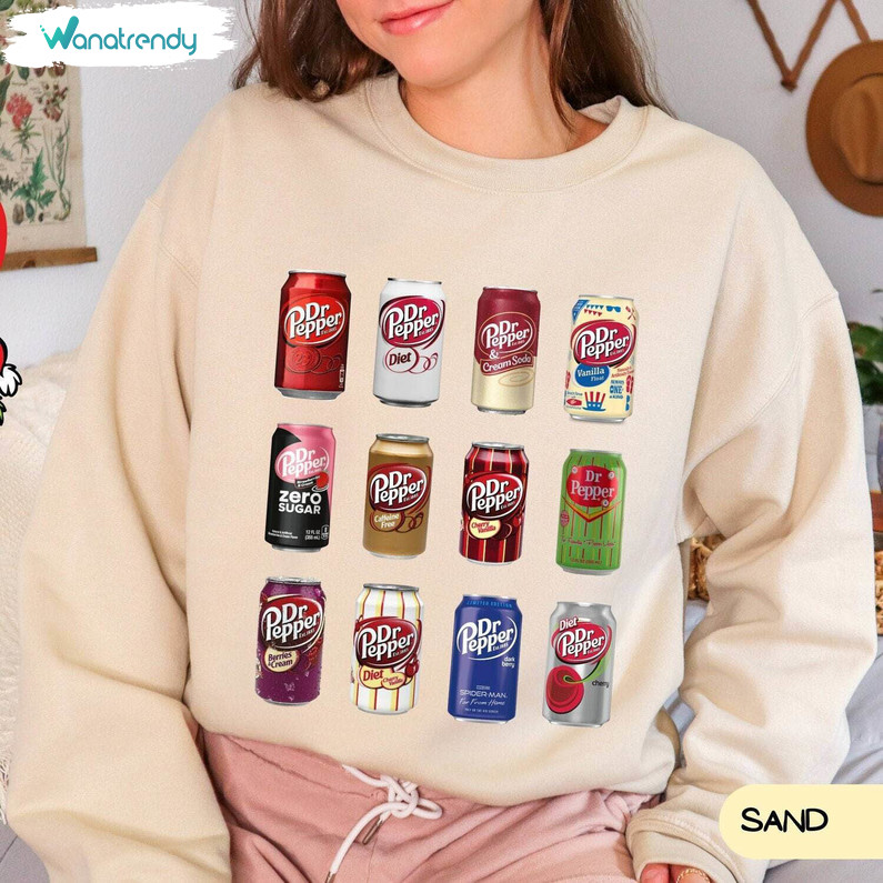 Dr Pepper Funny Shirt, Creative Soda Sweatshirt Short Sleeve