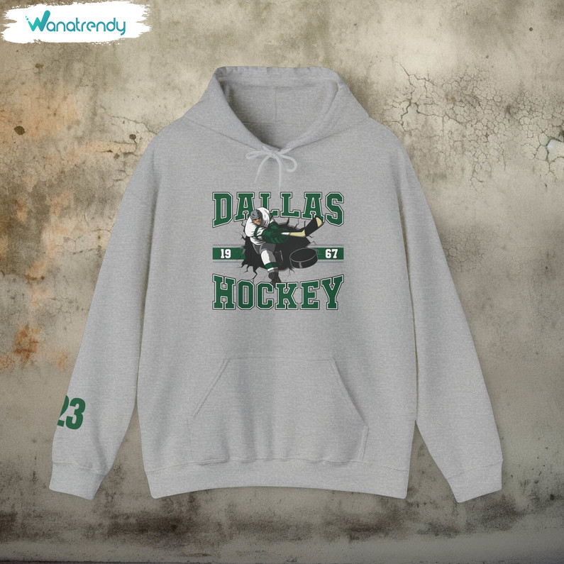 Dallas Stars Comfort Shirt, Groovy Dallas Hockey Hoodie Short Sleeve