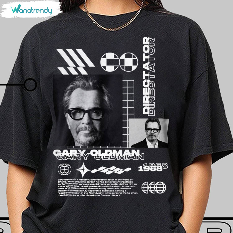 Cute Gary Oldman Shirt, Retro Gary Oldman 1958 Unisex T Shirt Crewneck