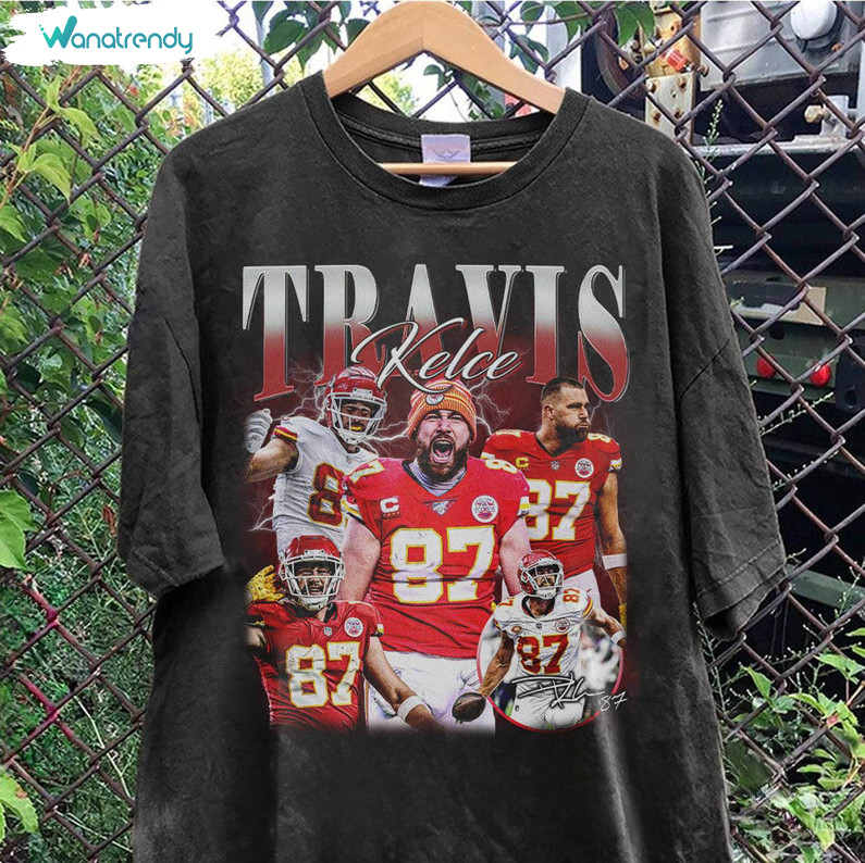 Travis Kelce Comfort Shirt, Kansas City Football Unisex Hoodie Long Sleeve
