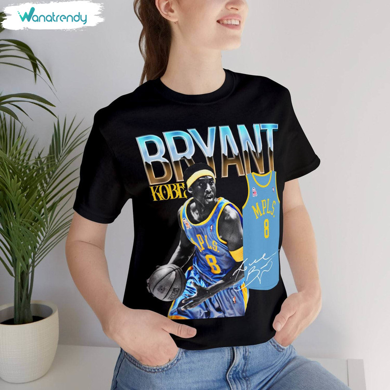 Kobe Bryant Cool Design Shirt, Funny Basketball Short Sleeve Unisex T Shirt