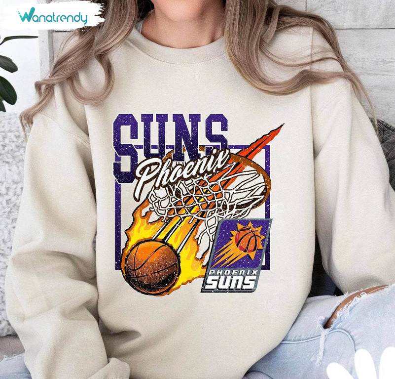 Retro Nba Phoenix Suns Shirt, Basketball Team Unisex Hoodie Tee Tops