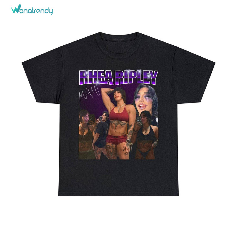 Groovy Rhea Ripley Shirt, Rhea Ripley Mami Wwe Wrestling 90s T Shirt Crewneck