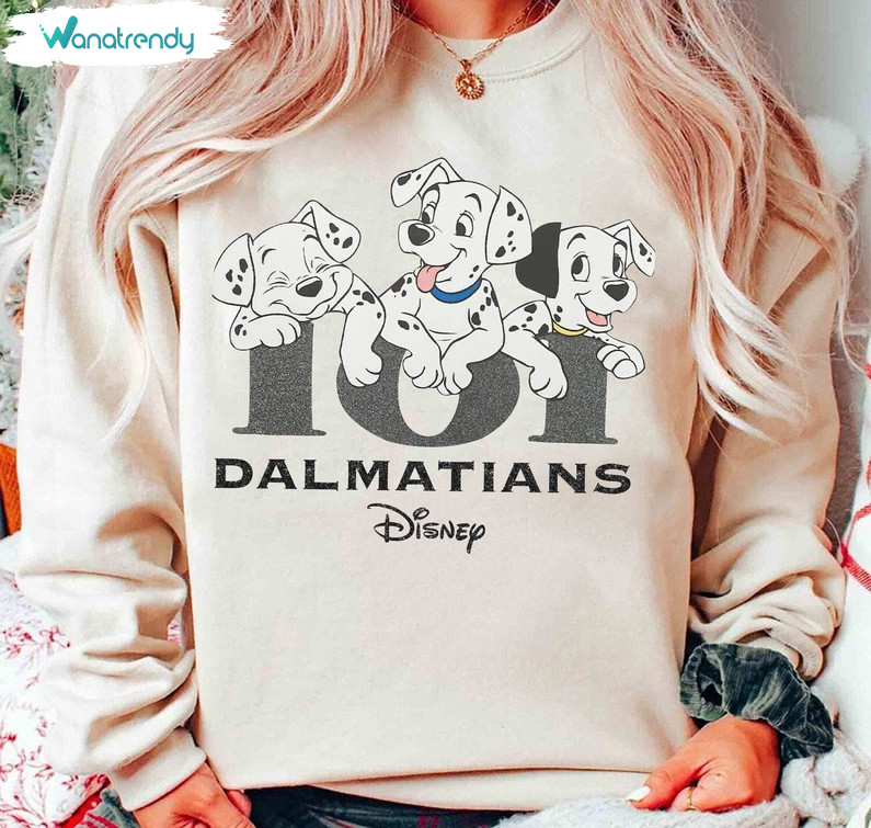 Disney 101 Dalmatian Sweatshirt , Funny 101 Dalmatian Shirt Long Sleeve
