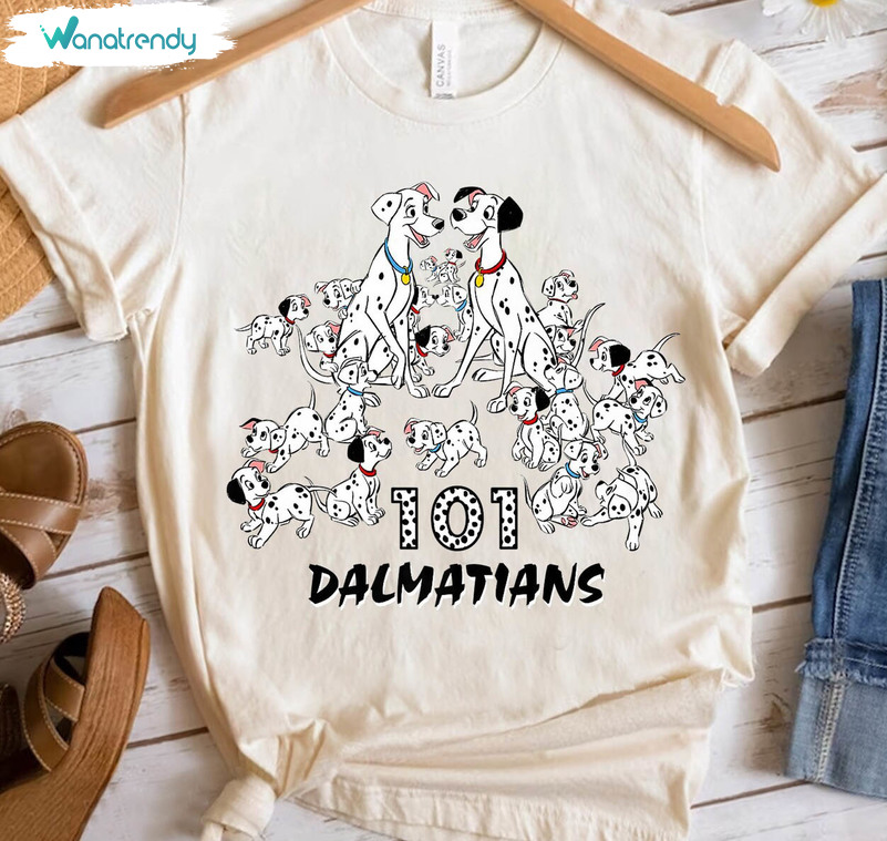 Trendy 101 Dalmatian Shirt, Disney 101 Dalmatians Group Long Sleeve Hoodie