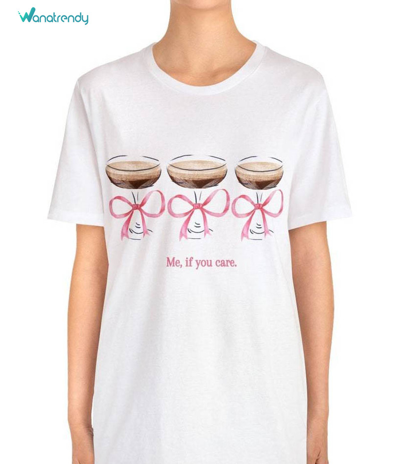 Must Have Espresso Martini Unisex T Shirt , Coquette Pink Bow Shirt Short Sleeve
