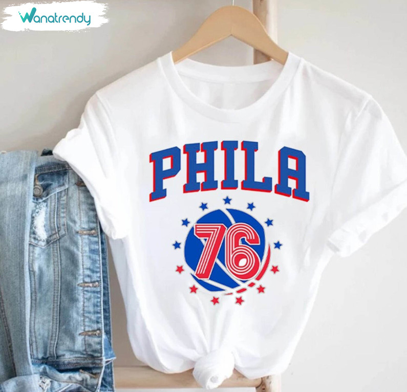 Trendy Philadelphia Basketball Sweater, Neutral Philadelphia 76ers Shirt Hoodie