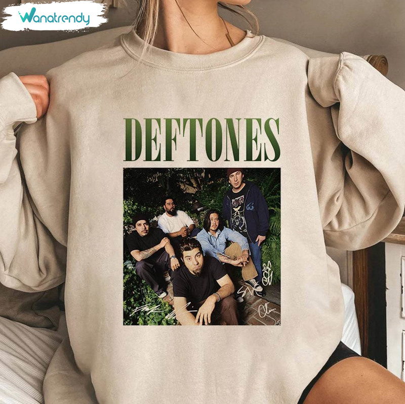 Comfort Deftones Around The Fur Shirt, Rock Metal Retro Short Sleeve T Shirt