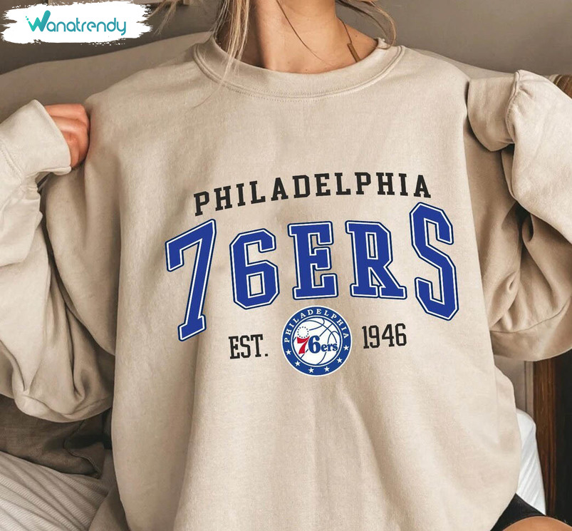 Must Have Philadelphia 76ers Shirt, Vintage Basketball Long Sleeve Sweater