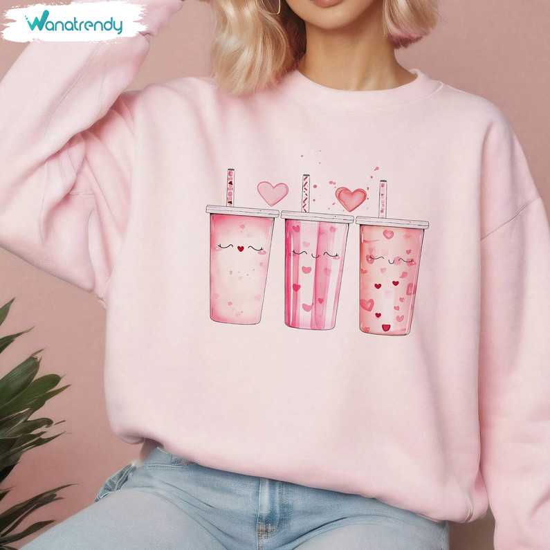 Cute Obsessive Cup Disorder Valentine's Day Shirt, Valentines Candy Crewneck T Shirt