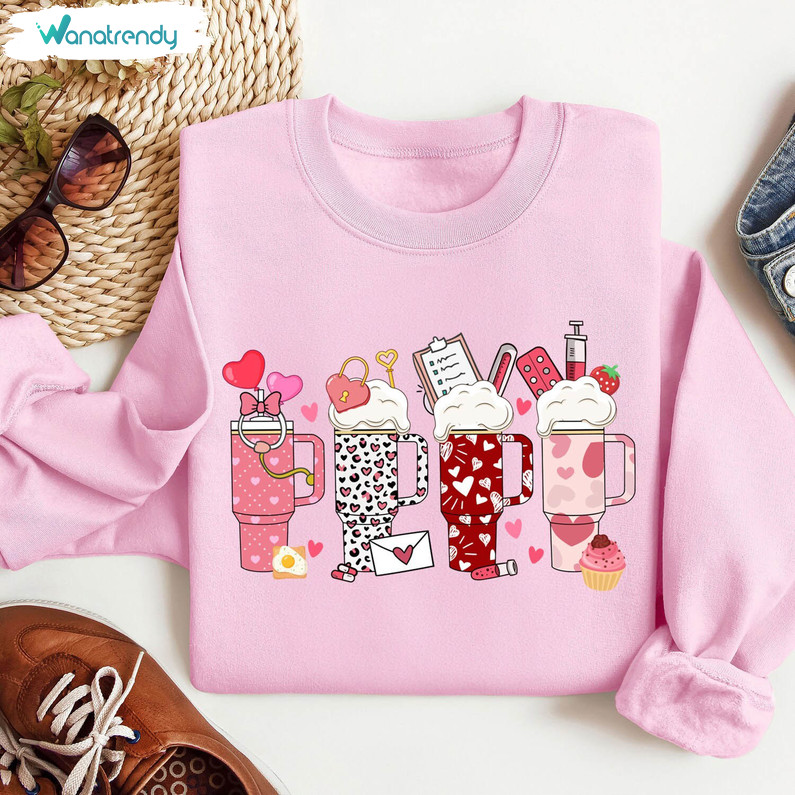 Love Cup Hoodie, Retro Obsessive Cup Disorder Valentine's Day Shirt Sweater
