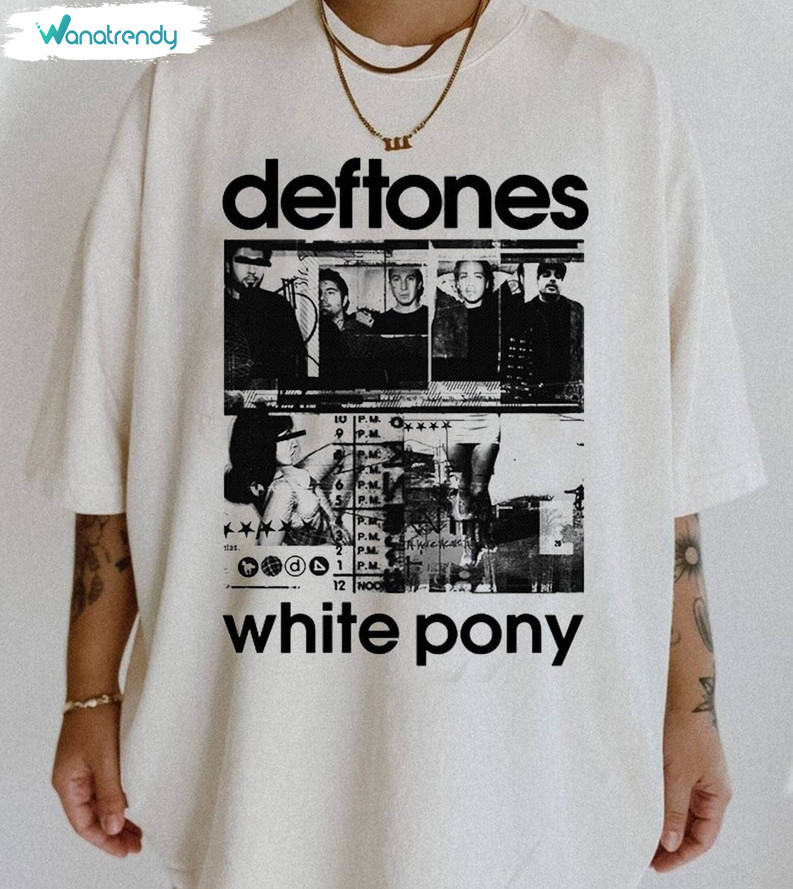 Unique Deftones White Pony T Shirt, Limited Deftones Around The Fur Shirt Tank Top